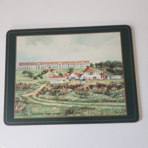 NIB Vintage Pimpernel UK/England Champion Golf Course Collectors Set Placemats 6 - Picture 5 of 16